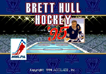 Brett Hull Hockey '95 (USA) screen shot title